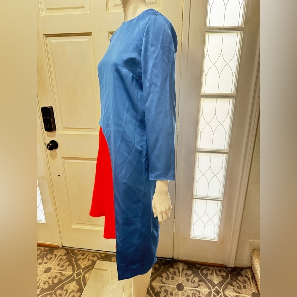 Veronica Beard Women Blue Rome High-Low Asymmetrical Tunic Top Size 2 - Picture 9 of 15